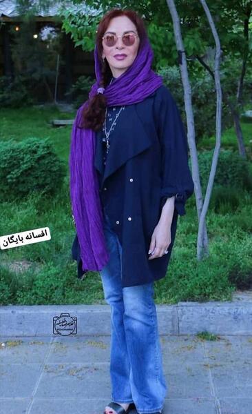عکس افسانه بایگان در جوانی