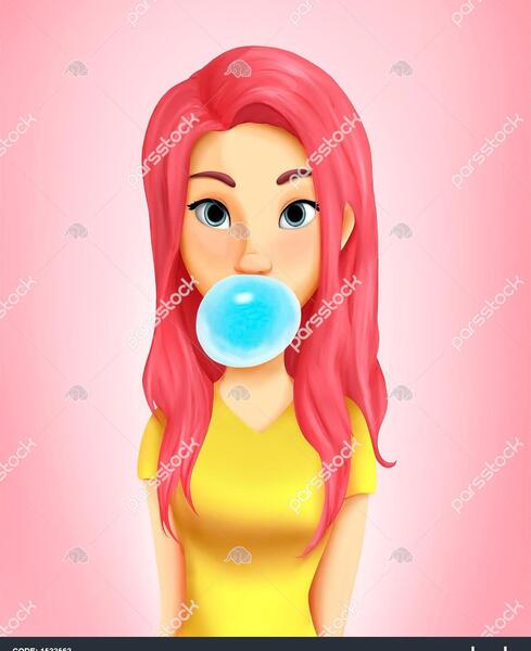 عکس نقاشی دخترانه کارتونی