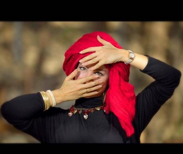 ژست عکس الناز حبیبی