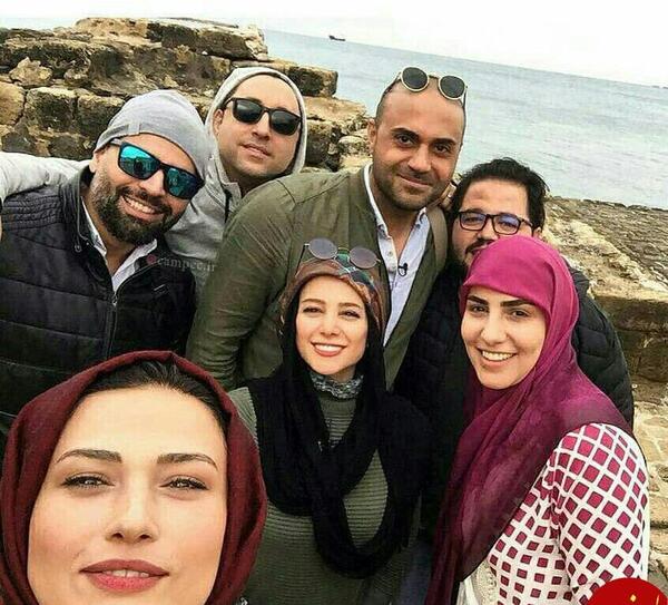 عکس الناز حبیبی و امیرحسین رستمی