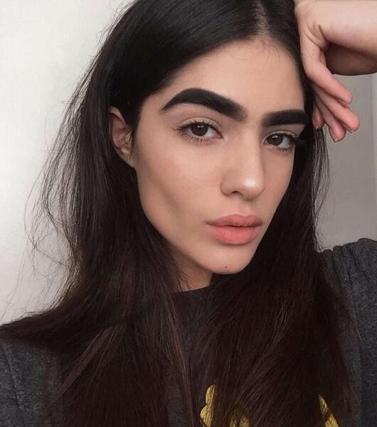عکس چشم و ابرو طبیعی