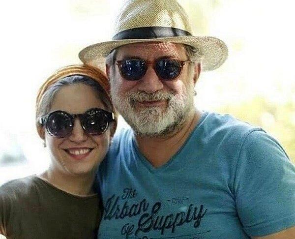 عکس آتیلا پسیانی و دخترش