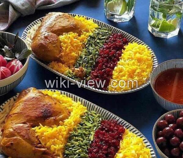 عکس زرشک پلو مرغ مجلسی