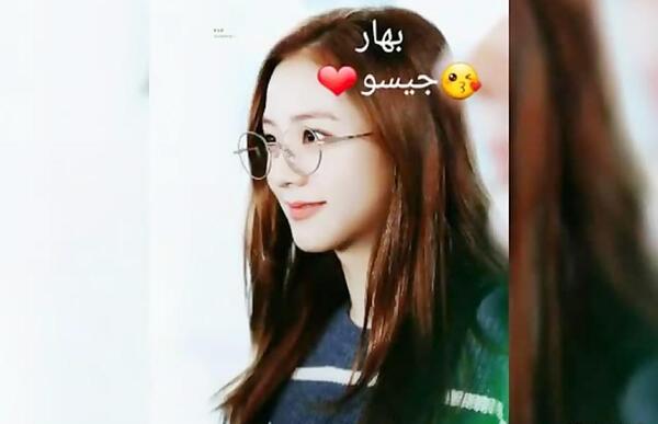 عکس رزی با عینک