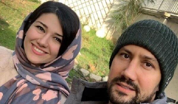 عکس همسر شاهرخ استخری با لباس عروس