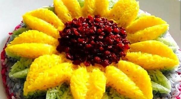 عکس زعفران پلو