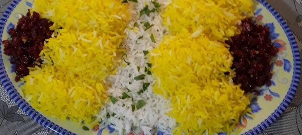 عکس زعفران پلو