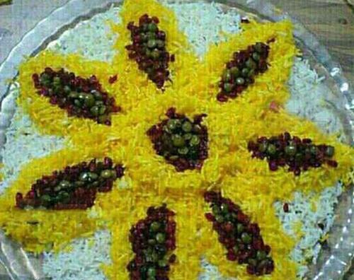 عکس زعفران پلو