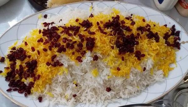 عکس زعفران پلو