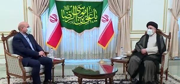 عکس قالیباف رئیسی