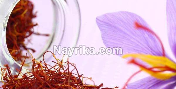 عکس نوشته خواص زعفران