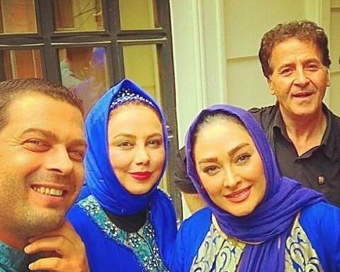 عکس الهام حمیدی و پژمان بازغی