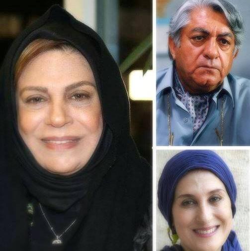 عکس الهام حمیدی با خانواده اش