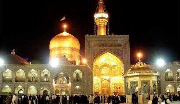 عکس حرم امام رضا و آهو