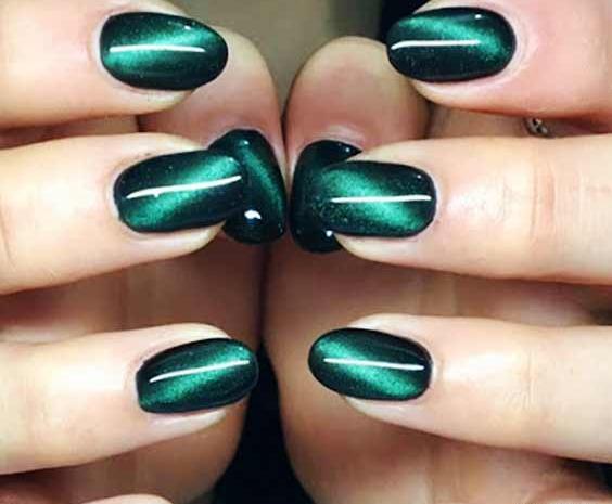 عکس کاشت ناخن چشم گربه ای