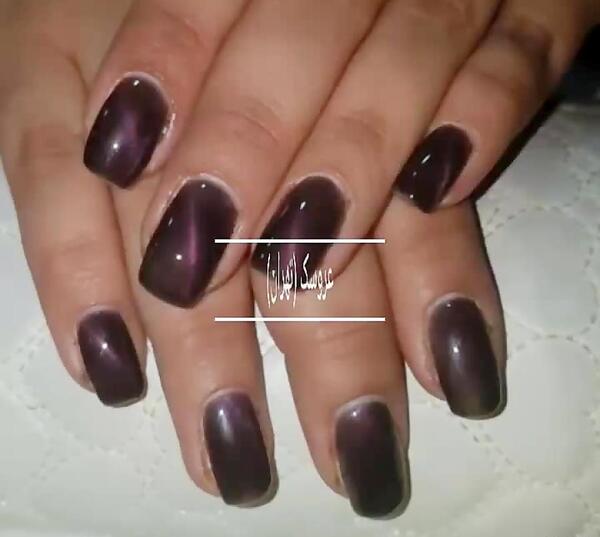 عکس کاشت ناخن چشم گربه ای