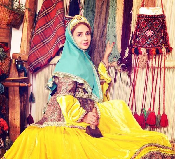 عکس شبنم قلی خانی در لباس عروس