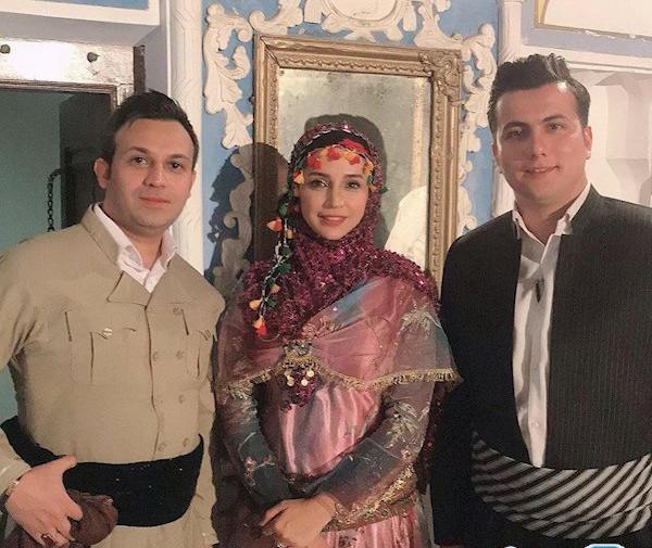 عکس شبنم قلی خانی در لباس عروس