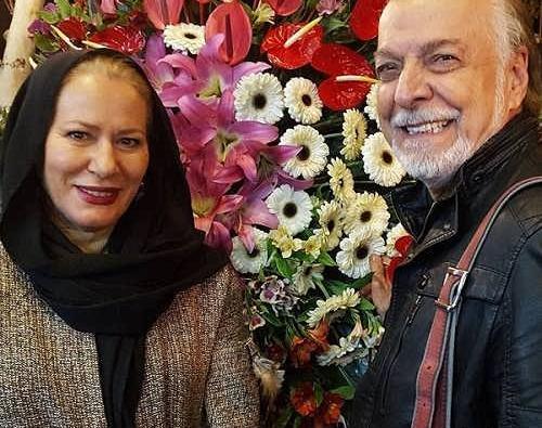 عکس چنگیز جلیلوند و همسرش