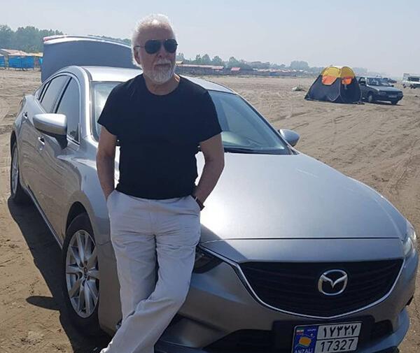 عکس چنگیز جلیلوند و همسرش