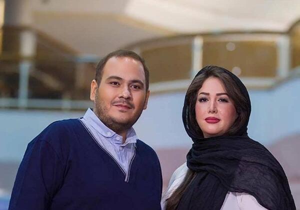 عکس رضا داوودنژاد و همسرش غزل بدیعی