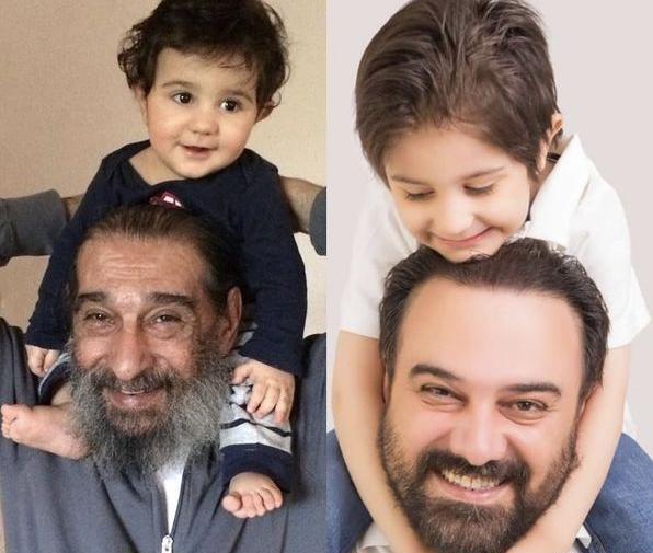 عکس های برزو ارجمند و پدرش