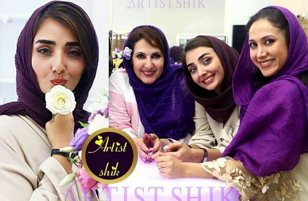 عکس فاطمه گودرزی و دخترش