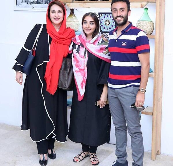 عکس فاطمه گودرزی و دخترش