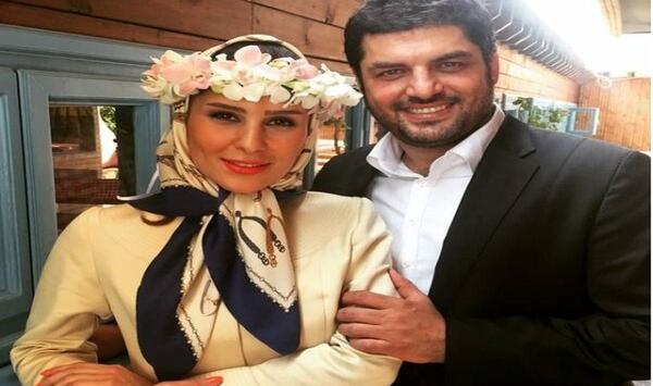 عکس سام درخشانی و فرزندش