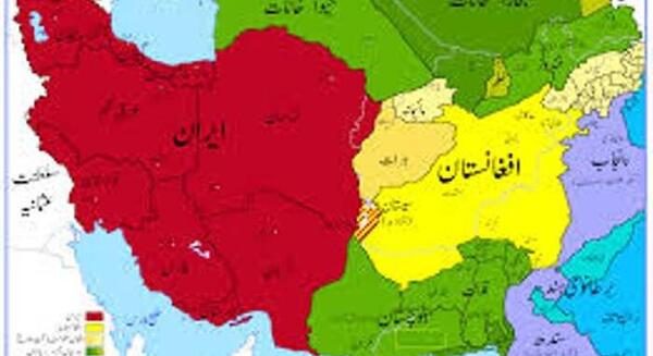 عکس نقشه ی کشور افغانستان