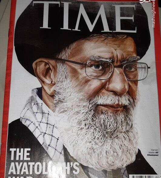 عکس سردار سلیمانی روی مجله تایم
