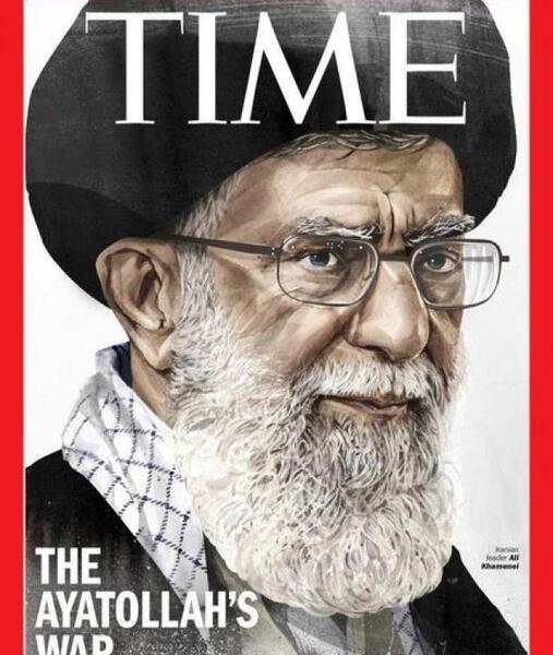 عکس سردار سلیمانی روی مجله تایم