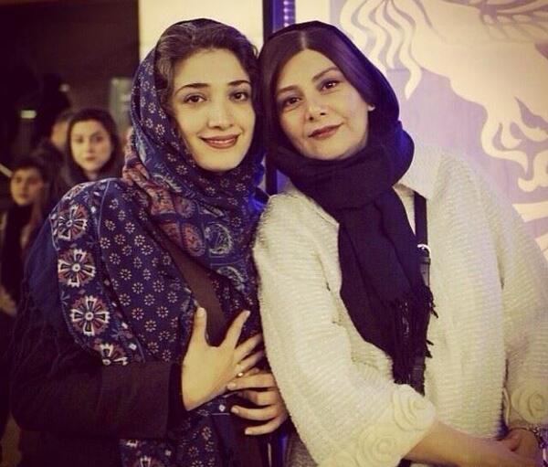 عکس مینا ساداتی با همسرش