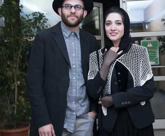عکس مینا ساداتی با همسرش