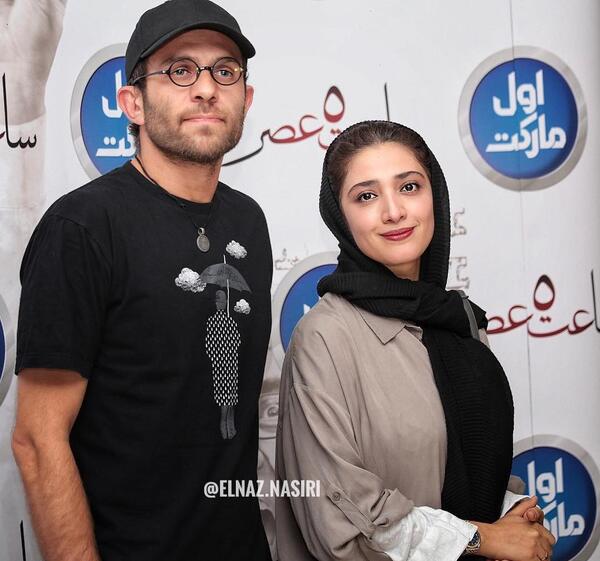 عکس مینا ساداتی با همسرش