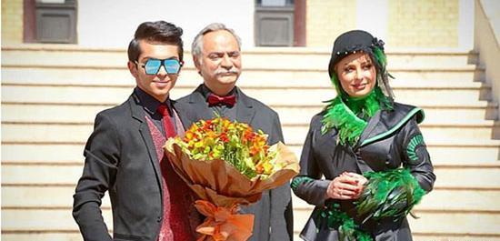 عکس ارسلان قاسمی در اهوی پیشونی سفید