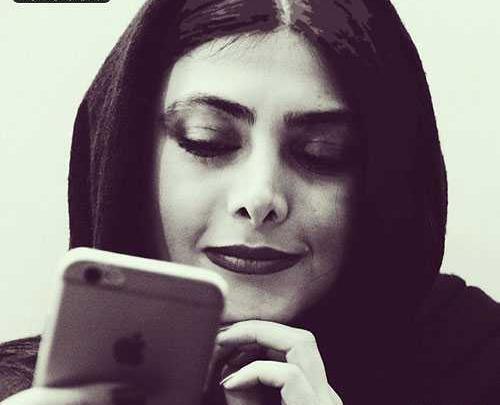 عکس سیاه و سفید آزاده صمدی