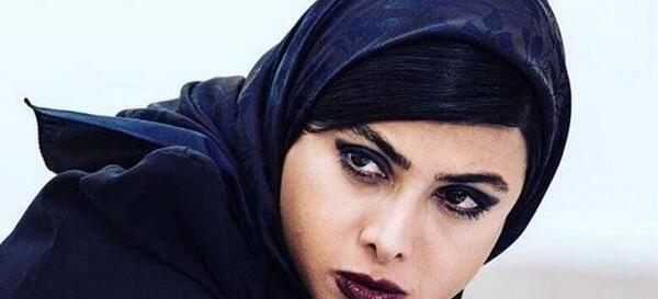 عکس سیاه و سفید آزاده صمدی