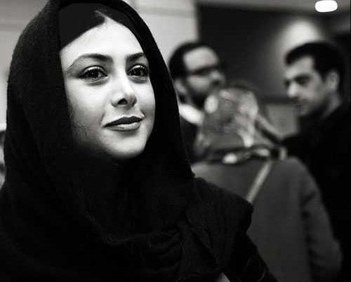 عکس سیاه و سفید آزاده صمدی