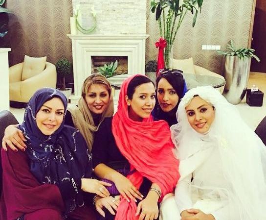 عکس عروسی حدیثه تهرانی و همسرش