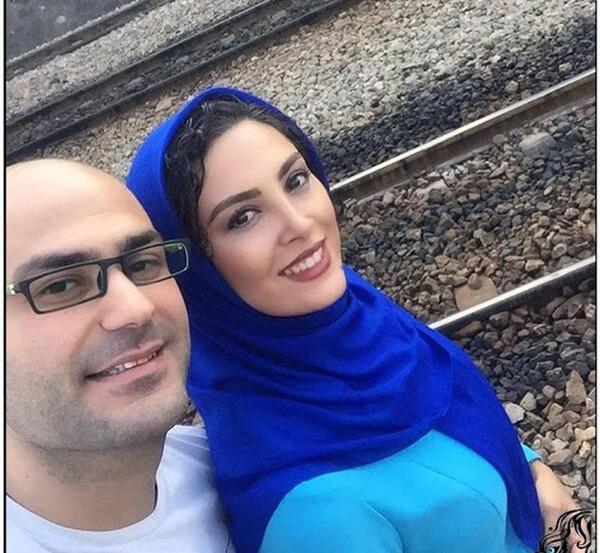 عکس عروسی حدیثه تهرانی و همسرش