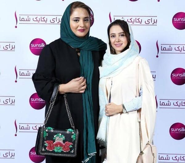 عکس الناز حبیبی در جشن حافظ