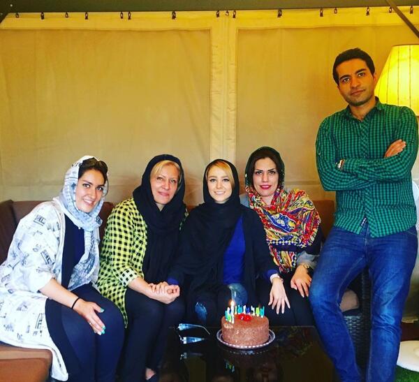 عکس الناز حبیبی در جشن حافظ