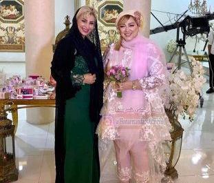 عکس بهاره افشاری در لباس عروس