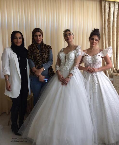 عکس بهاره افشاری در لباس عروس