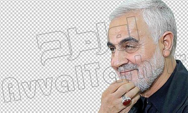 عکس سردار سلیمانی لایه باز