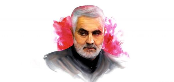 عکس سردار سلیمانی لایه باز