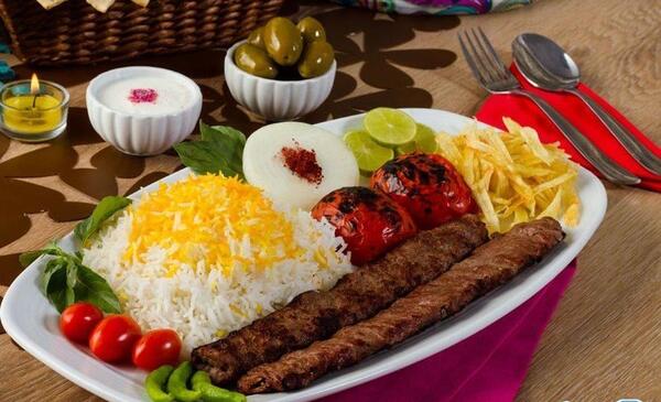 عکس پرس چلو کباب