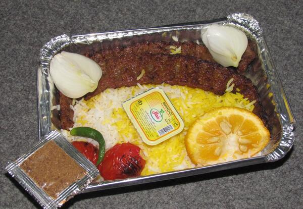 عکس پرس چلو کباب