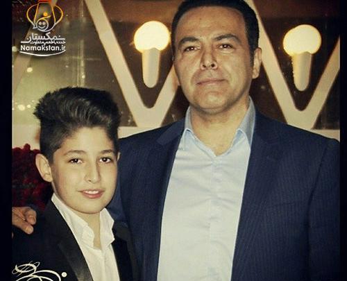 عکس فرزند فریبرز عرب نیا